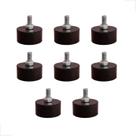 Kit 8 Nivelador Parafuso Passante Sapata N 15 Parafuso 5/16