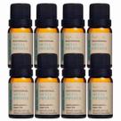 Kit 8 Óleo Essencial Menta Piperita Puro e Natural Via Aroma 10ml