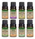 Kit 8 Óleos Essenciais 10ml - Puro E Natural