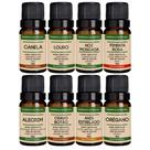 Kit 8 Óleos Essenciais - Especiado - Puros e Naturais 10ml