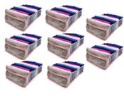 Kit 8 Organizadores de Camisetas Transp. e Rosa 543 VB Home