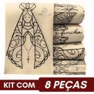 Kit 8 Pano De Prato Cru Master Chef Estampas Nossa Senhora