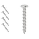 Kit 8 Parafuso Auto Atarraxante Panela Phillips Aço 4,8X38 Concreto Madeira Alvenaria