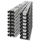 Kit 8 Pares Corrediças Telescópica 35cm Trilho Gaveta Rodinha Rolamento Móveis Alta Carga Cozinha