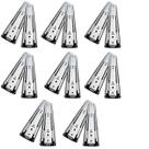 Kit 8 Pares de Corrediças Telescópicas Reforçadas para Gaveta Trilho Zincado Abertura Total 250mm/30