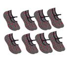 Kit 8 Pares De Meias Femininas Selene Pilates Antiderrapante Modelo Com Viés