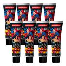 Kit 8 Pasta de Dente Infantil Gel com Flúor 50g Heróis DC Liga da Justiça Creme Dental Dentalclean Kit 8 Pasta de Dente Infantil Gel com Flúor 50g Heróis DC Liga da Justiça Creme Dental Dentalclean