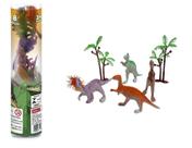 Kit 8 Peças Animal Selvagem de Plástico com Acessórios