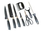 Kit 8 Peças Facas Inox Churrasco Profissional Premium