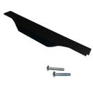 Kit 8 Peças Perfil Puxador Slim Alumínio para Móveis 20 cm Preto - RIKABUNI