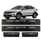 Kit 8 Peças Soleira De Porta Resinada Nivus - Preta