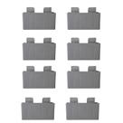 Kit 8 Pés Moveis guarda roupa armario 5cm Altura cinza Kit 8 Pés Moveis guarda roupa armario 5cm Altura cinza
