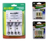 Kit 8 Pilhas Recarregáveis Carregador Rápido Bivolt Aa E Aaa