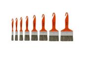 Kit 8 pincel trincha media cerda gris 695 1/2 - 4 tigre