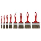 Kit 8 pincel trincha simples cerda gris 500 1/2-4 tigre