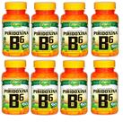 Kit 8 Piridoxina - Vitamina B6 - Unilife - 60 Cápsulas