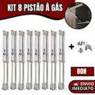 Kit 8 Pistão A Gás Amortecedor 80N Móveis Porta Armário Abre Para Cima Suspenso Cozinha Basculante 8Kg