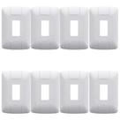 Kit 8 Placa 1 Modulo Vertical 4x2 Tramontina Aria Branco Kit 8 Placa 1 Modulo Vertical 4x2 Tramontina Aria Branco