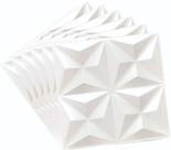 Kit 8 Placas 3d Decorativas Parede - Pvc - Mini Estrelar Kit 8 Placas 3d Decorativas Parede - Pvc - Mini Estrelar