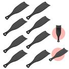 Kit 8 Plaquete para Tintura Mechas Cabelo Cabelereiro Luzes Profissional Dompel Preta