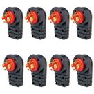 Kit 8 Plug Macho 3p+t 30a Com Trava Com Prensa Pial 56406
