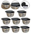 Kit 8 Pote Organizador Multiuso Hermético 2 Litros BPA free