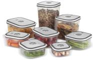 Kit 8 Potes Hermeticos Electrolux Livre de BPA Crystal