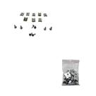 Kit 8 Presilhas 8 Parafusos Para Farol De Milha