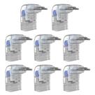 Kit 8 Protetor Contra Surtos 3 Pinos 10a Transp - Clamper