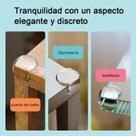 Kit 8 Protetor De Canto De Mesa Silicone Transparente Segurança Bebê Quina De Móveis Anti-Batida 8x