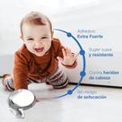 Kit 8 Protetor De Quina E Canto Macio Silicone Transparente Segurança Criança Bebê Mesa Vidro Rack
