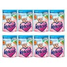 Kit 8 Ração Úmida para Gatos Kelcat Sabor Peixe com Ervilha e Cenoura em Sachê 85g Kit 8 Ração Úmida para Gatos Kelcat Sabor Peixe com Ervilha e Cenoura em Sachê 85g