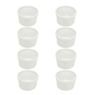 Kit 8 Ramekin Liso 5,5cm 60ml em Porcelana Branca Kit 8 Ramekin Liso 5,5cm 60ml em Porcelana Branca