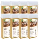 Kit 8 Refil Cera Depilatoria Corporal Profissional Depilação Roll On Depilflax Coco 100g Kit 8 Refil Cera Depilatoria Corporal Profissional Depilação Roll On Depilflax Coco 100g