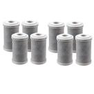 Kit 8 Refil Filtro 4 7/8 Carbon Block Carvão Bbi Pentair Hoken Smart 3m Aqualar Bella