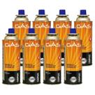 Kit 8 Refil Gás Butano Maçarico Fogareiro Portátil Gás Propano Camping Cozinha Campgas Cartucho Lata 227G - Nautika