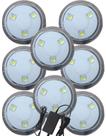 Kit 8 Refletor Lampada Flexy Sem Adaptador 4,5w Branco 20M