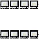 Kit 8 Refletores Holofote 50w Prova d'água 4500lm Volter Kit 8 Refletores Holofote 50w Prova d'água 4500lm Volter