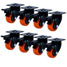 Kit 8 rod.gir.41mm preto pl 60x43 freio r.bp rol.esf.laranja (6235 Kit 8 rod.gir.41mm preto pl 60x43 freio r.bp rol.esf.laranja (6235
