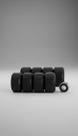Kit 8 Rodas Carrinho Pilates + 16 Rolamentos