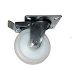 Kit 8 Rodizios Girat. Placa C/ Freio Roda Nylon 4pol. 170kg