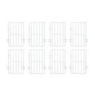 KIT - 8 Separadores Cesto Nextgen Branco - Metalfrio KIT - 8 Separadores Cesto Nextgen Branco - Metalfrio