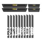 Kit 8 Soleira Protetora Premium PVC Black Piano Todas Marcas