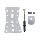 Kit 8 Suporte Em L 4 X 5 Para Trilho Suíço Simples Parede