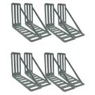 Kit 8 Suporte Para Cabeceira Cama Box Par De Framer 330x60 Aço Galvanizado