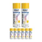 Kit 8 Tinta Spray Uso Geral Amarelo 350ml - Tekbond