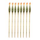 Kit 8 Tochas Bambu Iluminação Fogo P/ Decoração Desmontável