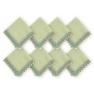 Kit 8 Un Guardanapos Tecido Renda Celadon 45X45Cm Rafimex