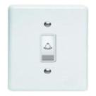 Kit 8 Un Interruptor 1 Seção Campainha Pumalux - Branco 2385
