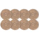 Kit 8 Un Jogo Americano Fibra Natural Seagrass 38Cm Rafimex Kit 8 Un Jogo Americano Fibra Natural Seagrass 38Cm Rafimex